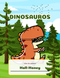 Libro de dinosaurio digital para colorear para niños de edades de 4-8